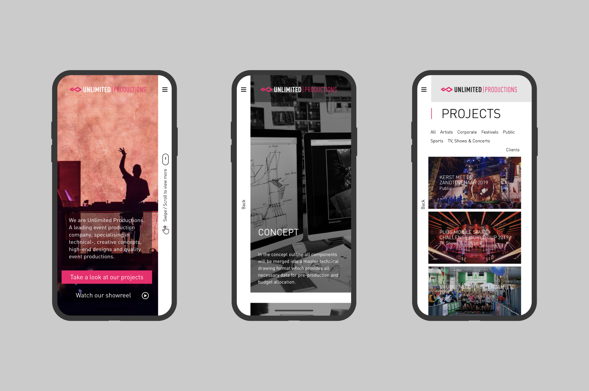 Unlimited smartphone website